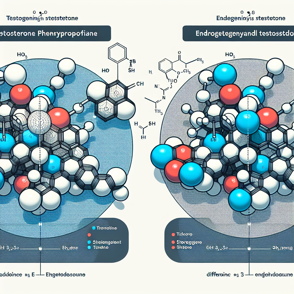 Testosterone fenilpropionato e testosterone endogeno: un confronto